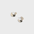Faris Saucer Hoops - Gold