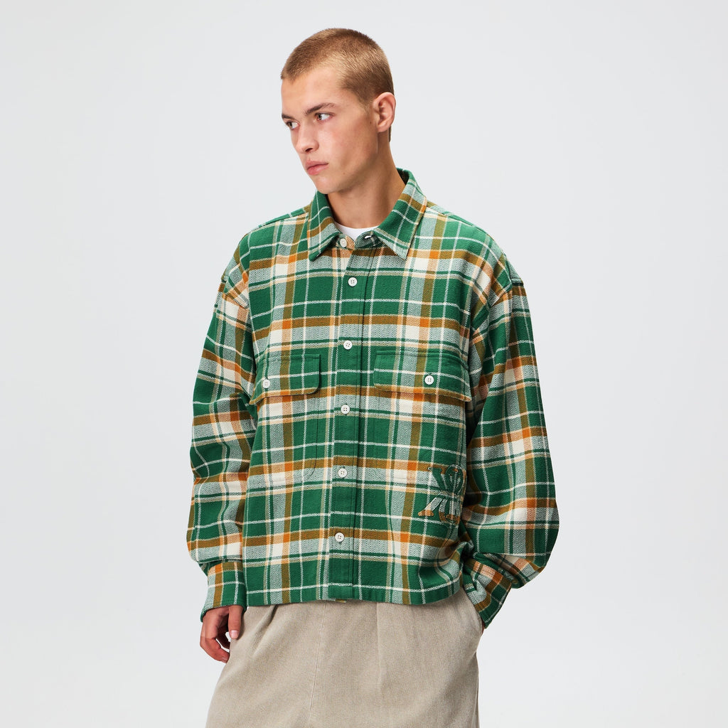 Kith Plaid Henson Buttondown Shirt - Alpine