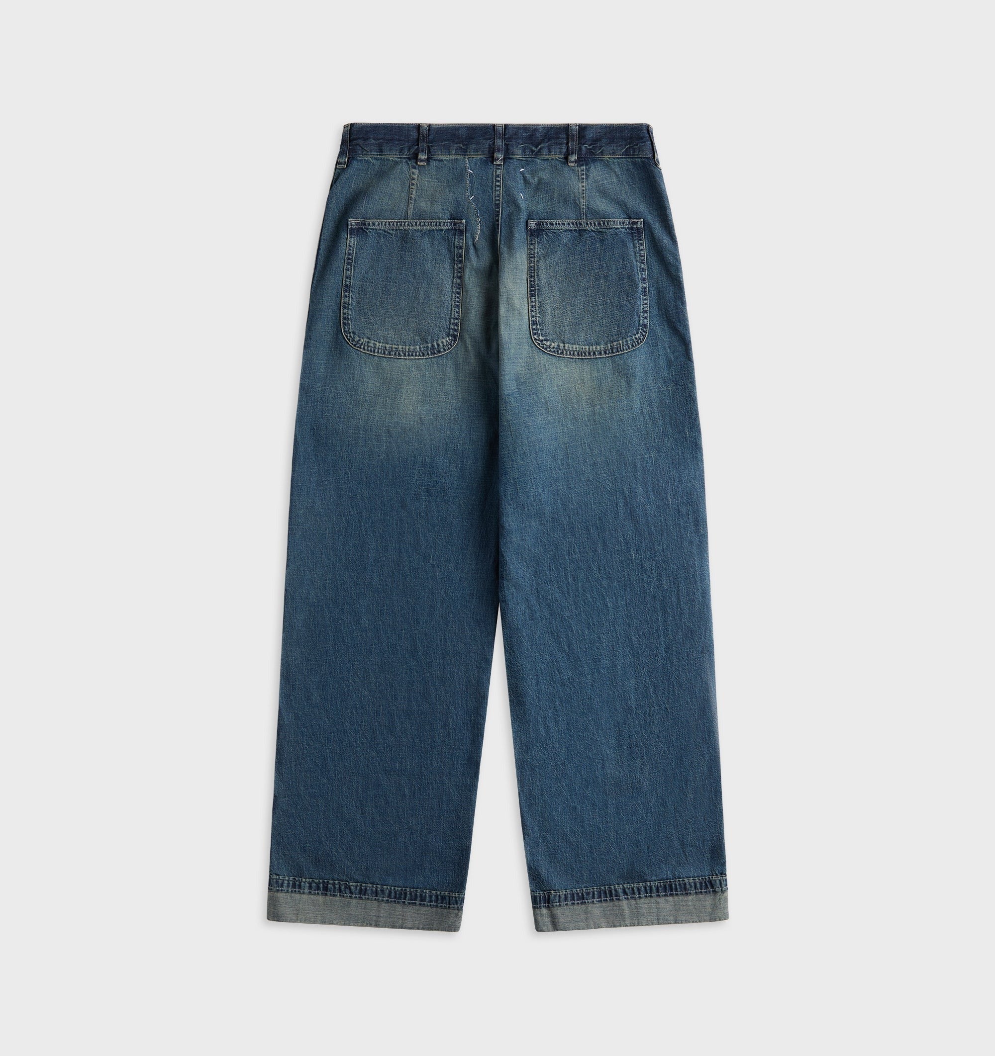 Maison Margiela Wide-Leg Jeans - Washed Blue