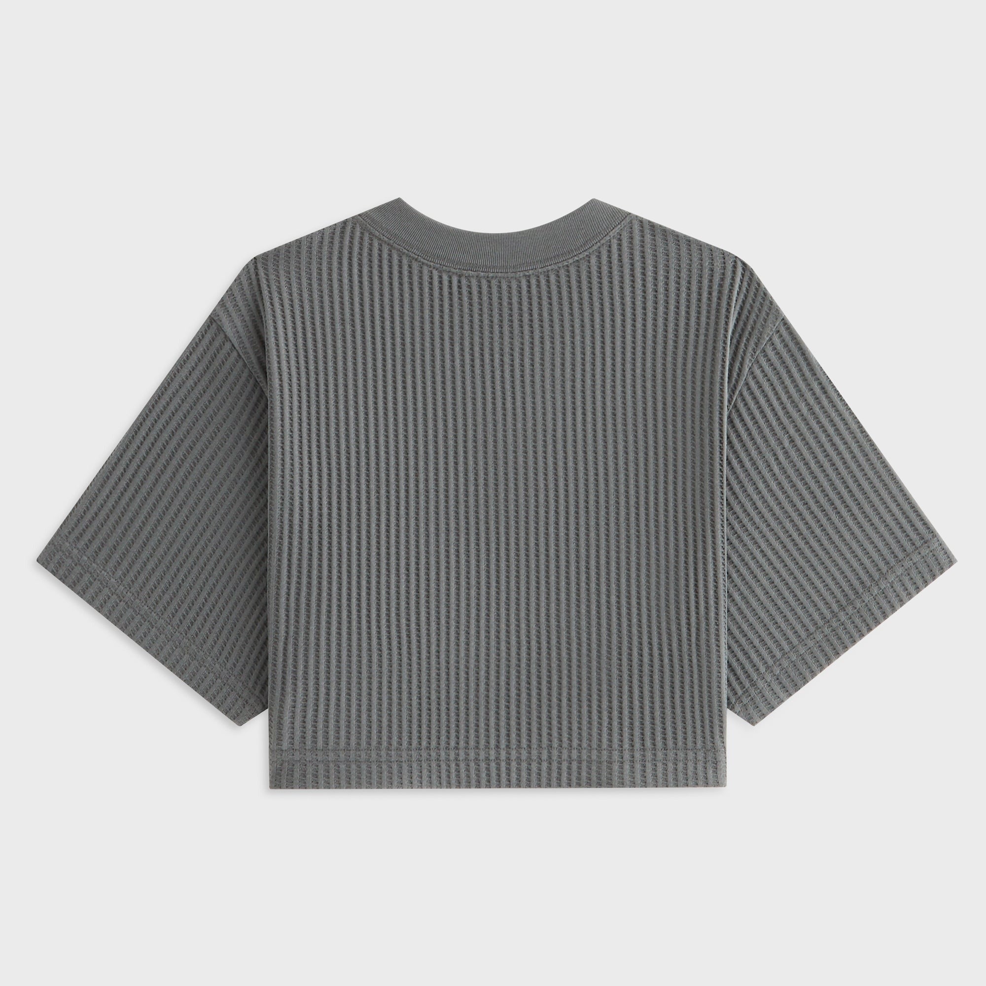 Kith Women Fei Waffle Cropped Tee - Island
