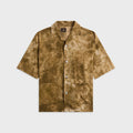 Needles Cabana Mesh Jacquard Uneven Dye Shirt - Olive