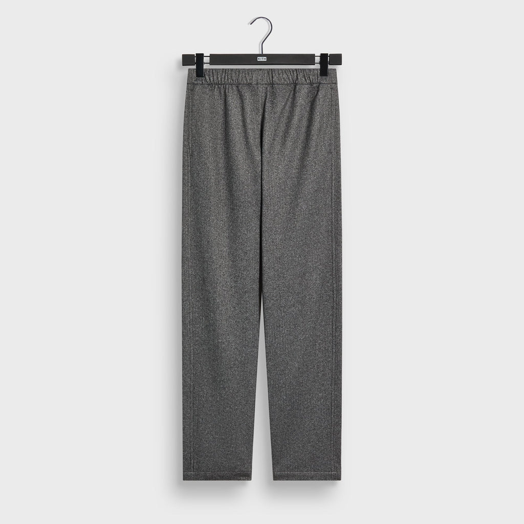 &Kin Flannel Jersey Matthias Track Pant - Charcoal Heather