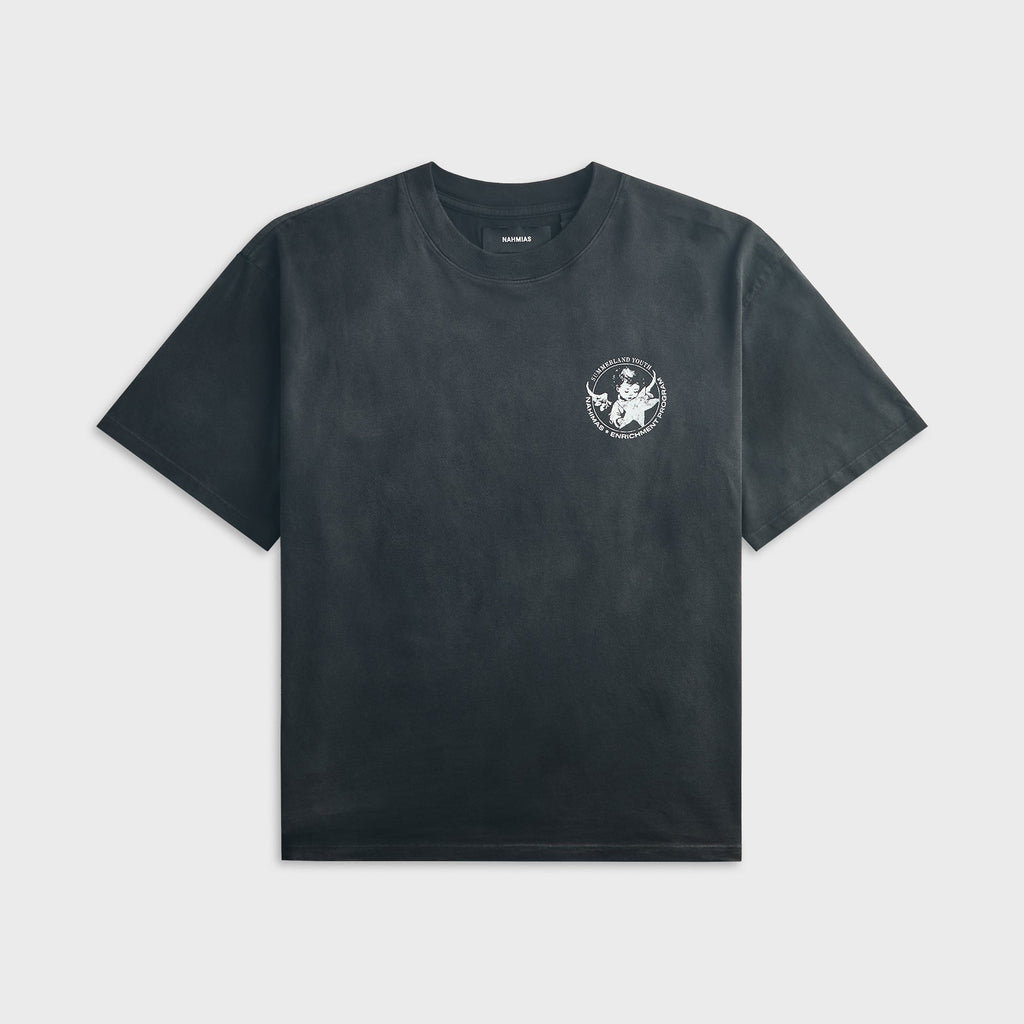 NAHMIAS Youth Enrichment Program Boxy Tee - Aged Black