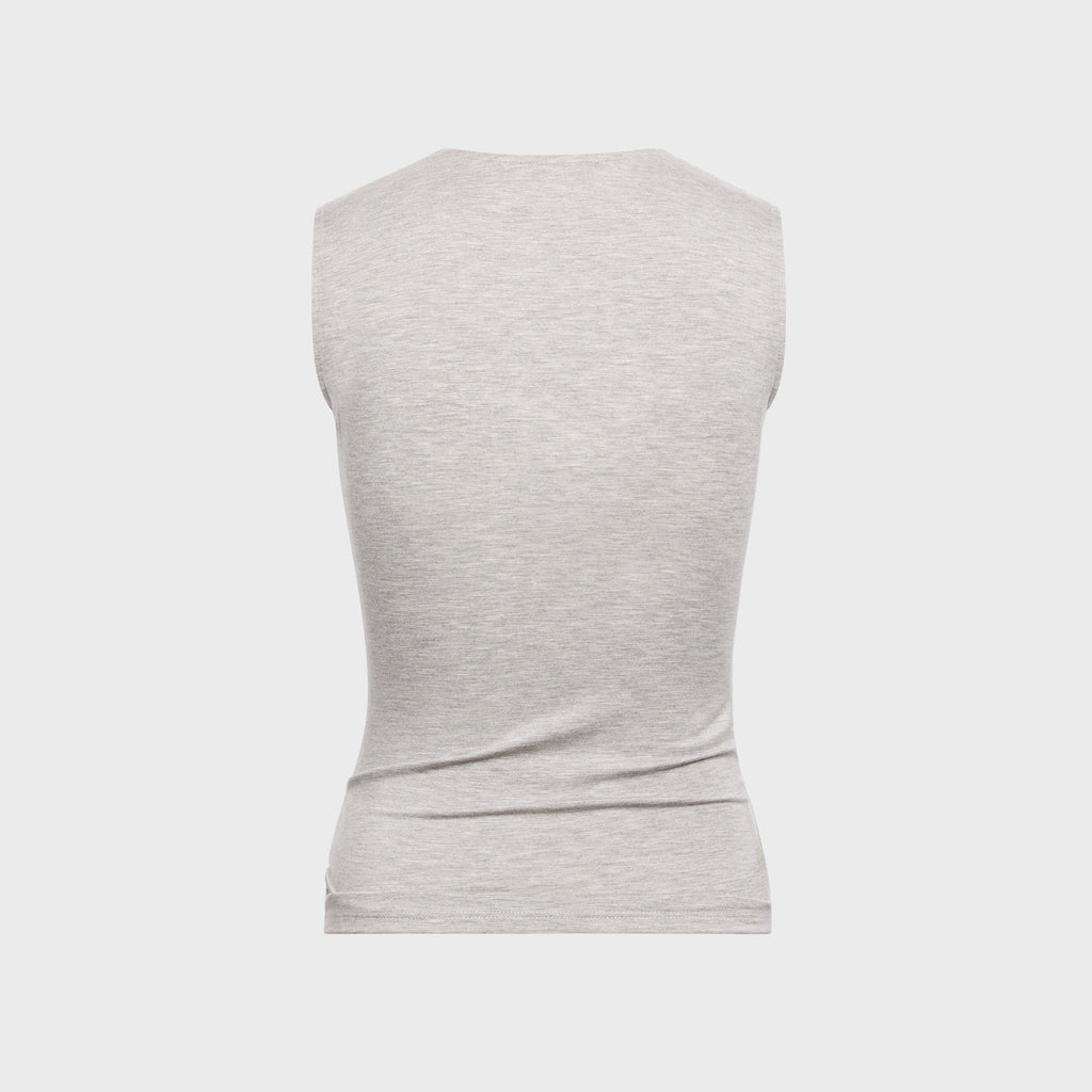 The Line by K Sunnery Top - Heather Grey