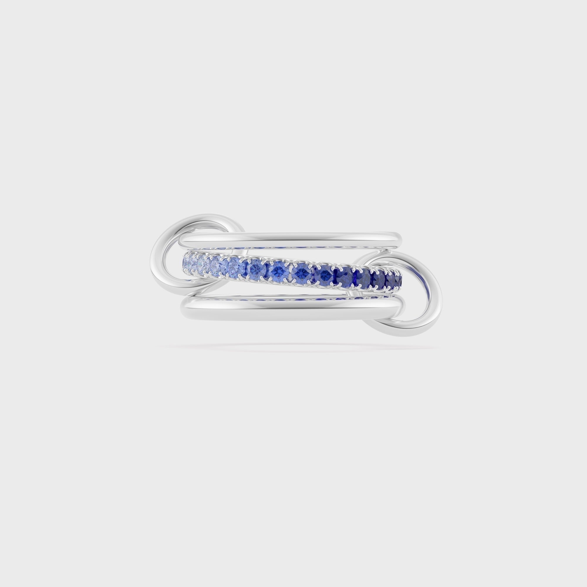 Spinelli Kilcollin Petunia SG Ring - Sterling Silver / Blue sapphire