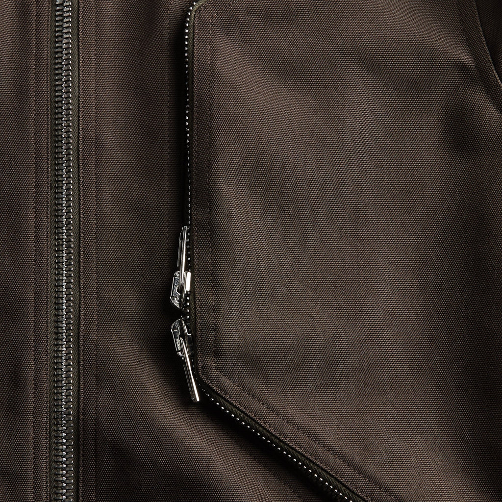Rick Owens Heizer Flight Bomber Jacket - Dark Dust