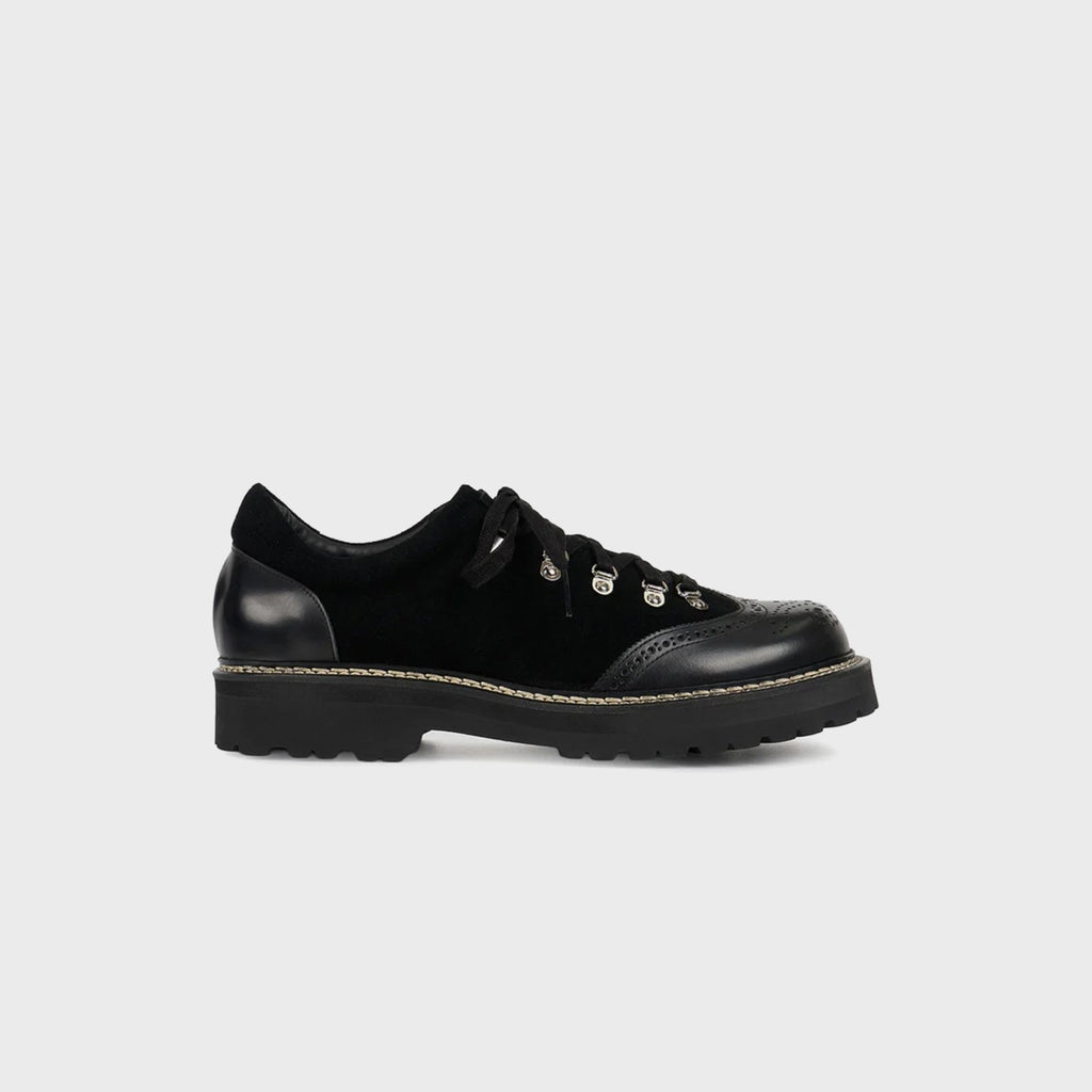 Pennon High Boots Low Wingtip - Black