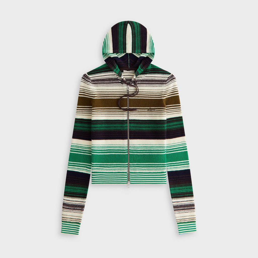 Kith Women Adley Shrunken Multi Sweater Hoodie - Legacy
