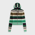 Kith Women Adley Shrunken Multi Sweater Hoodie - Legacy