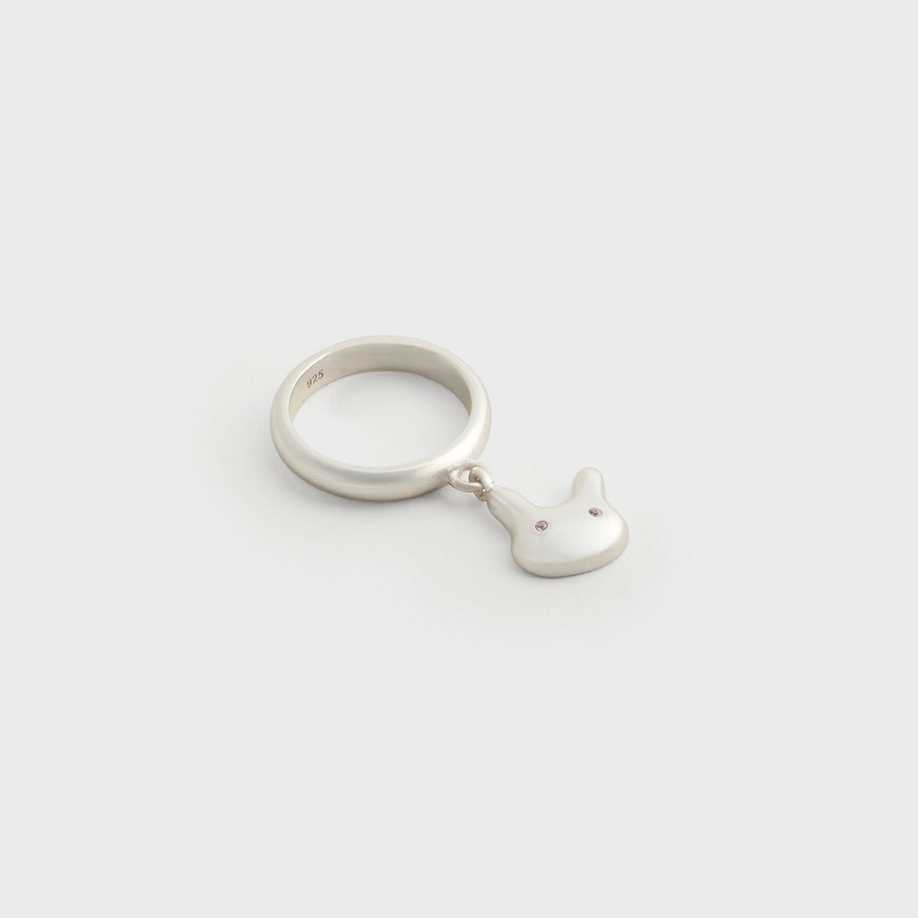 Sandy Liang Terminator Droplet Ring - Silver