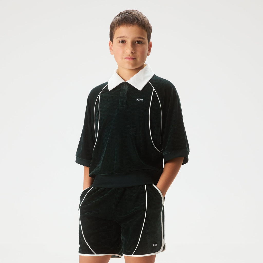 Kith Kids Monogram Pullover Polo - Stadium