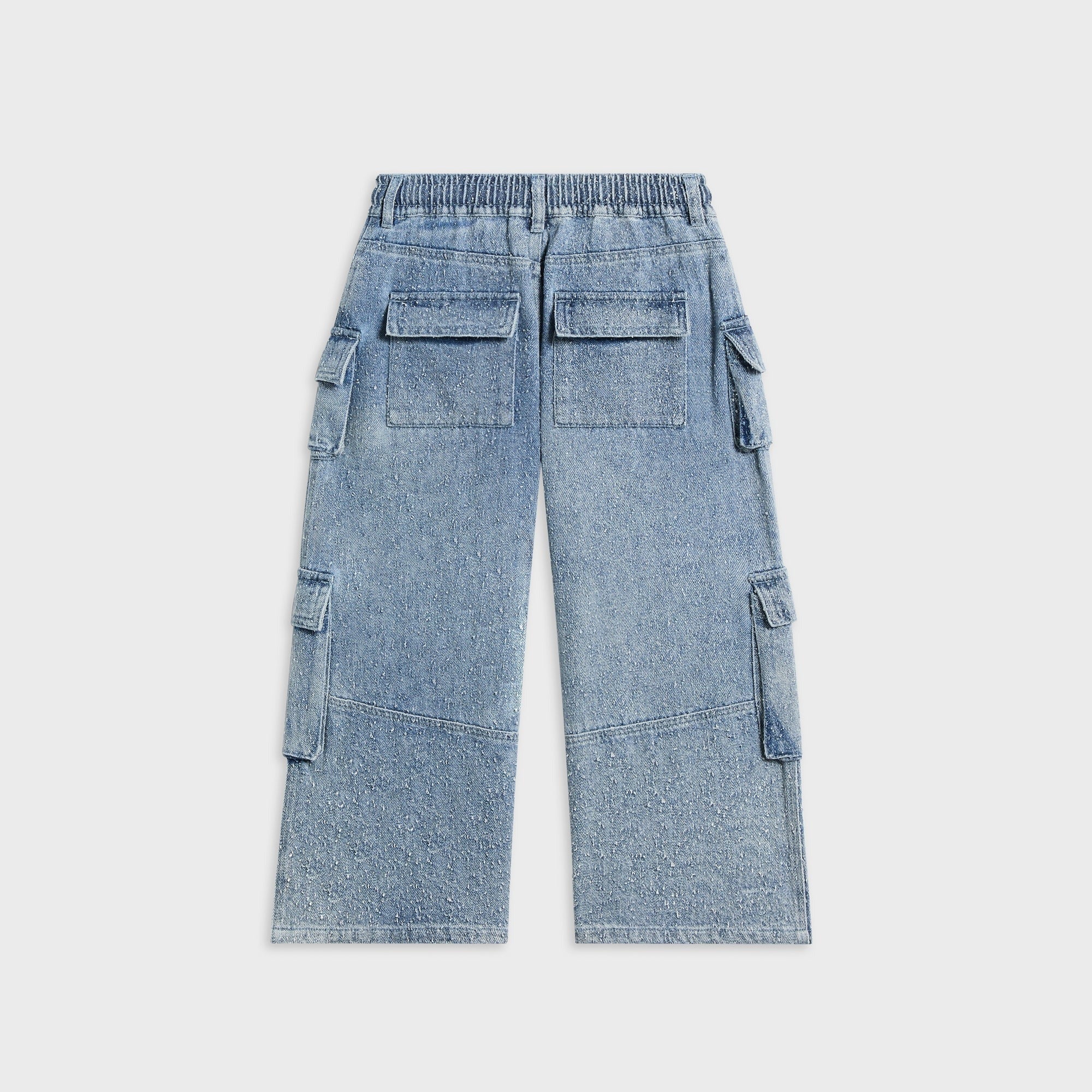 Kith Kids Textured Denim Zane Cargo Pant - Indigo - PH