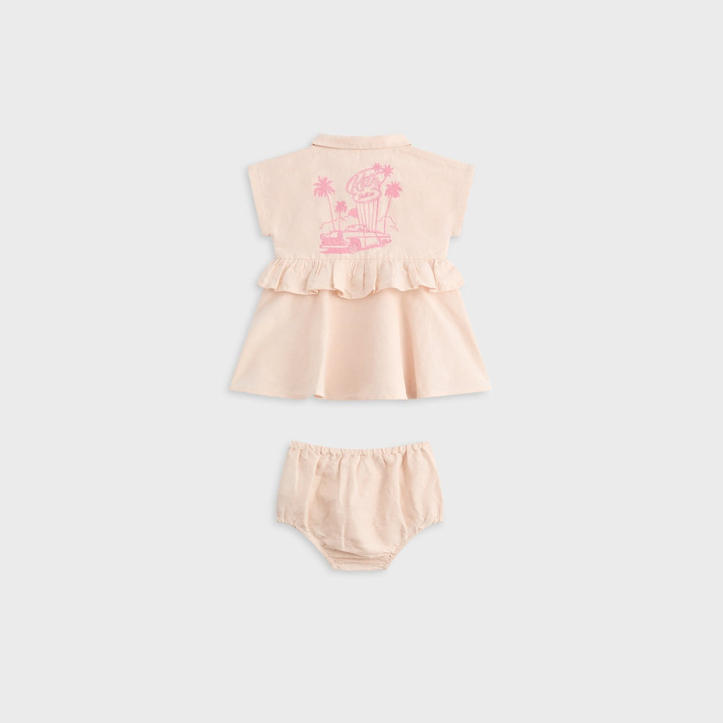 Kith Baby Bella Dress With Bloomer - Sahara