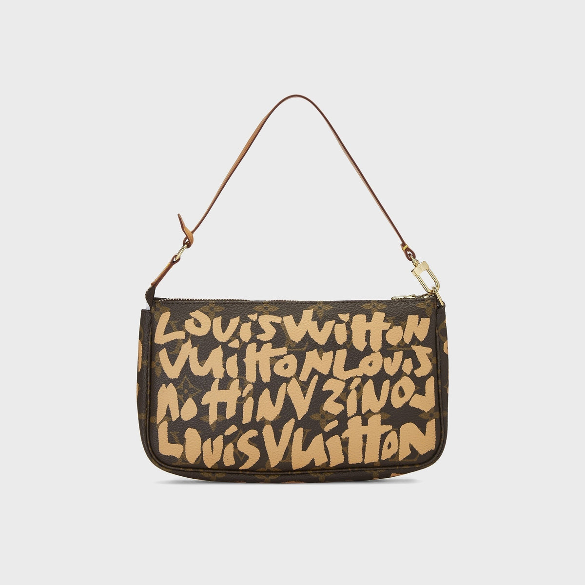 WGACA Louis Vuitton x Stephen Sprouse Orange Monogram Graffiti Pochette Accessoires - Brown