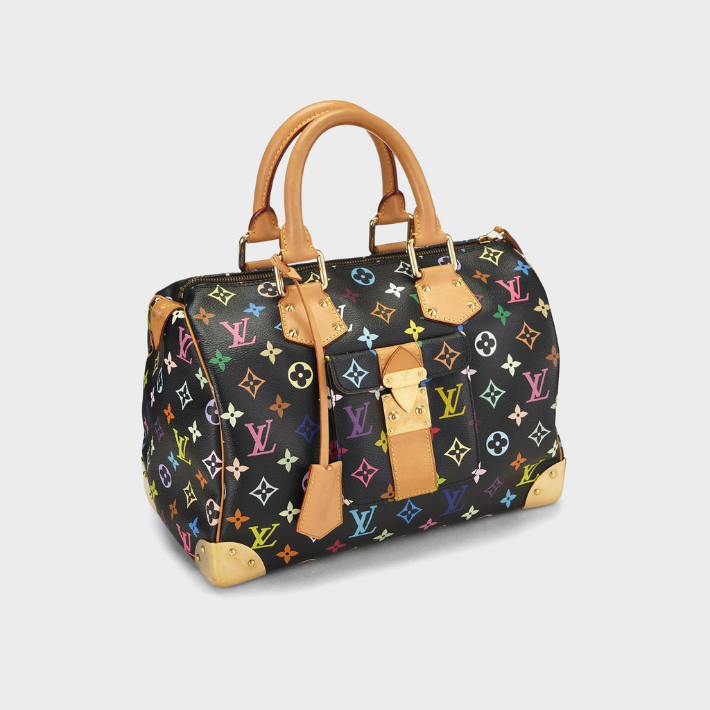 WGACA Louis Vuitton Monogram Multicolor Speedy 30 - White