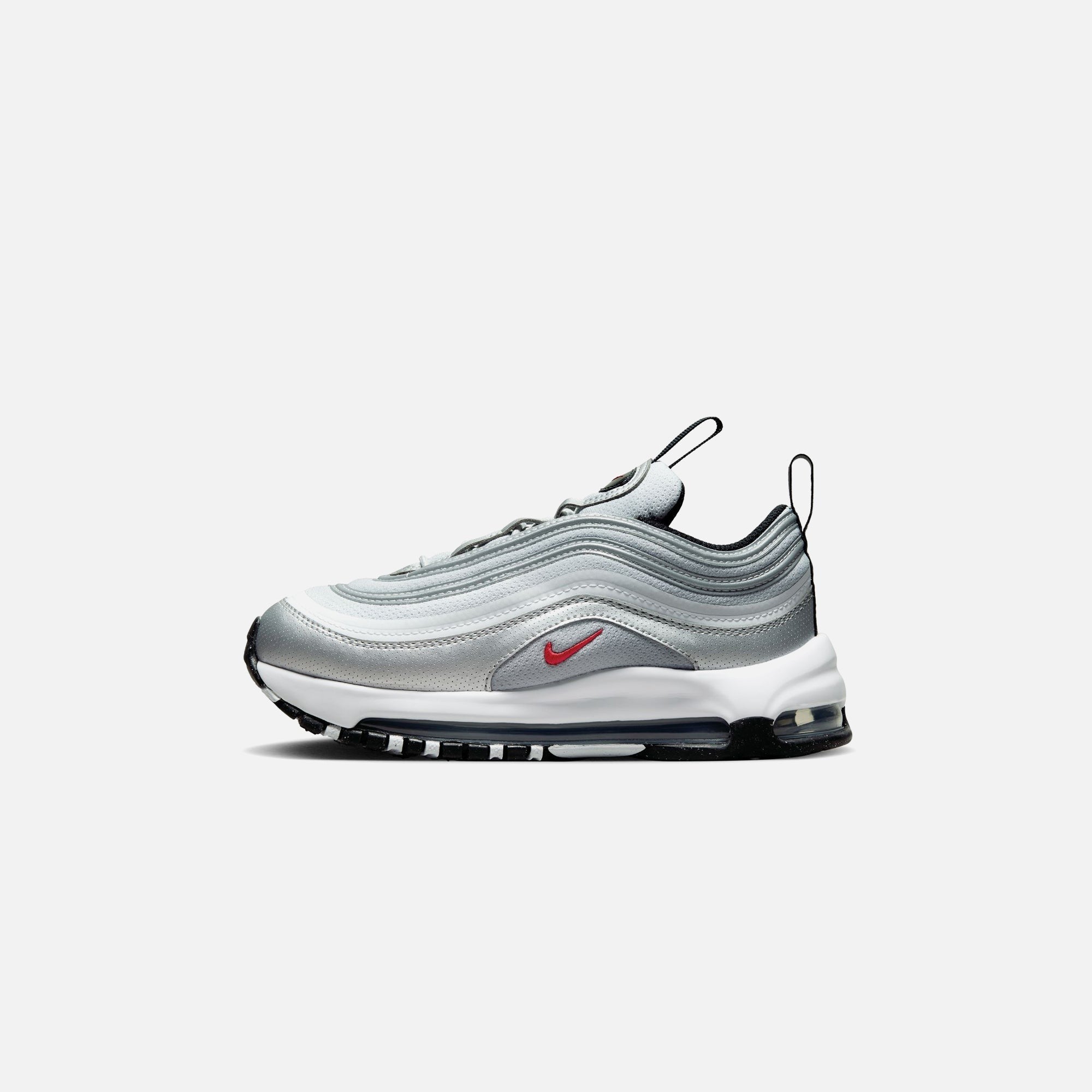 Nike Pre-School Air Max 97 - Metallic Silver / Varsity Red / White / Black