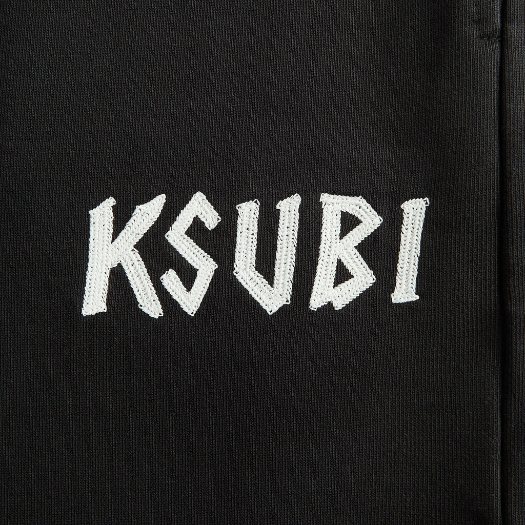 Ksubi Kings Synthesis Trak Pant - Faded Black / Charcoal