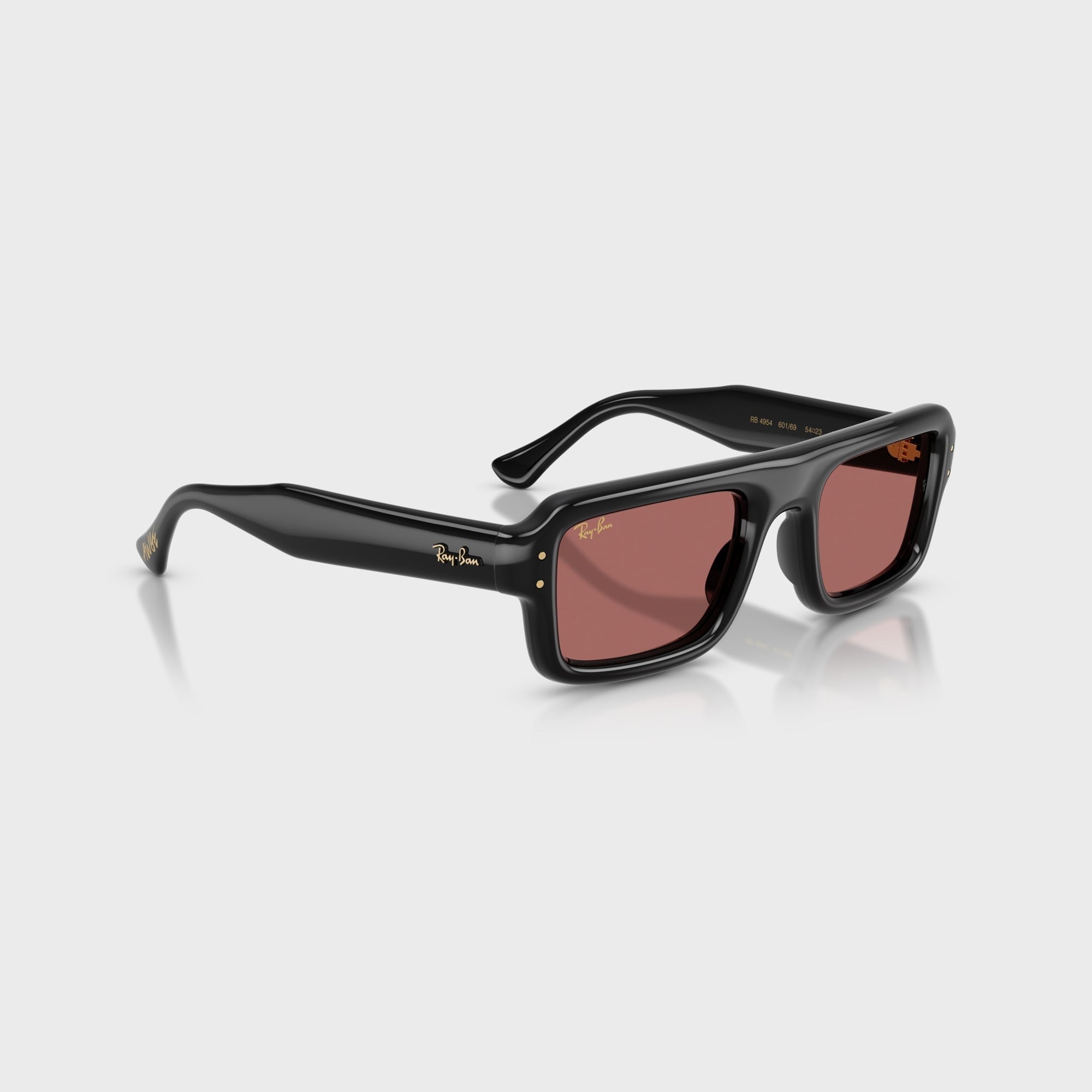 Ray-Ban x A$AP Rocky Flacko Puffer Sunglasses - Black Frame / Violet Lens