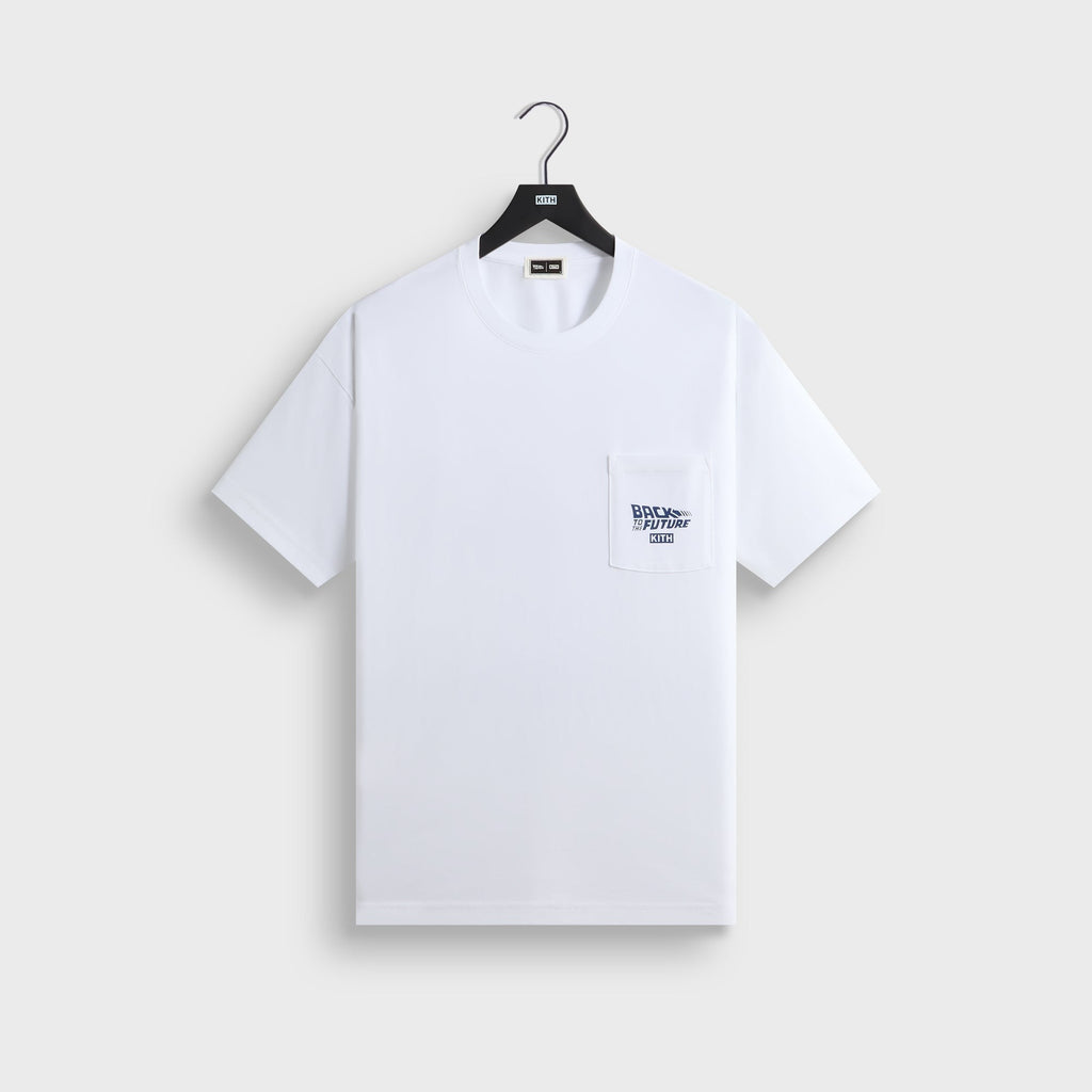 Kith for Back to the Future Blueprint Standard Crispy Pocket Tee - White