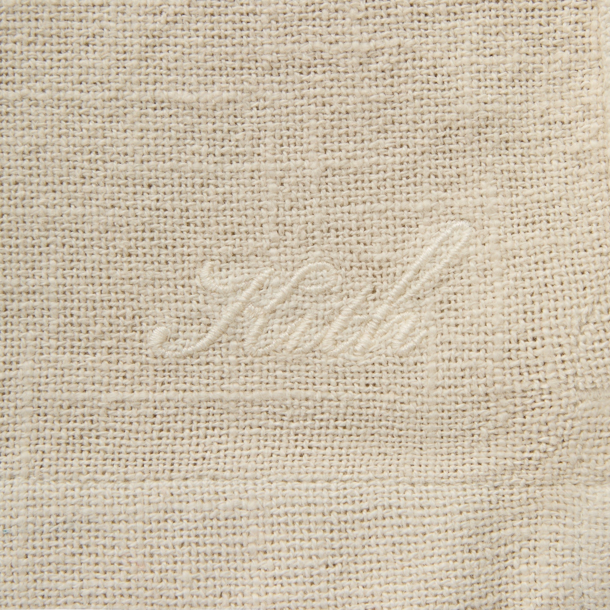 Kith Soft Woven Cropped Beckham Camp Collar Shirt - Waffle