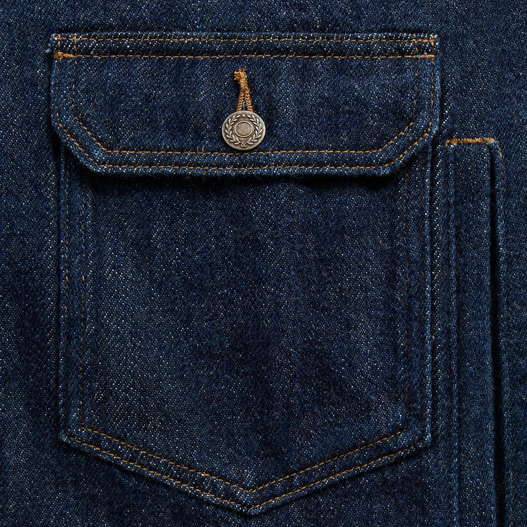 &Kin Rope Twill Alonzo Jacket - Dark Indigo