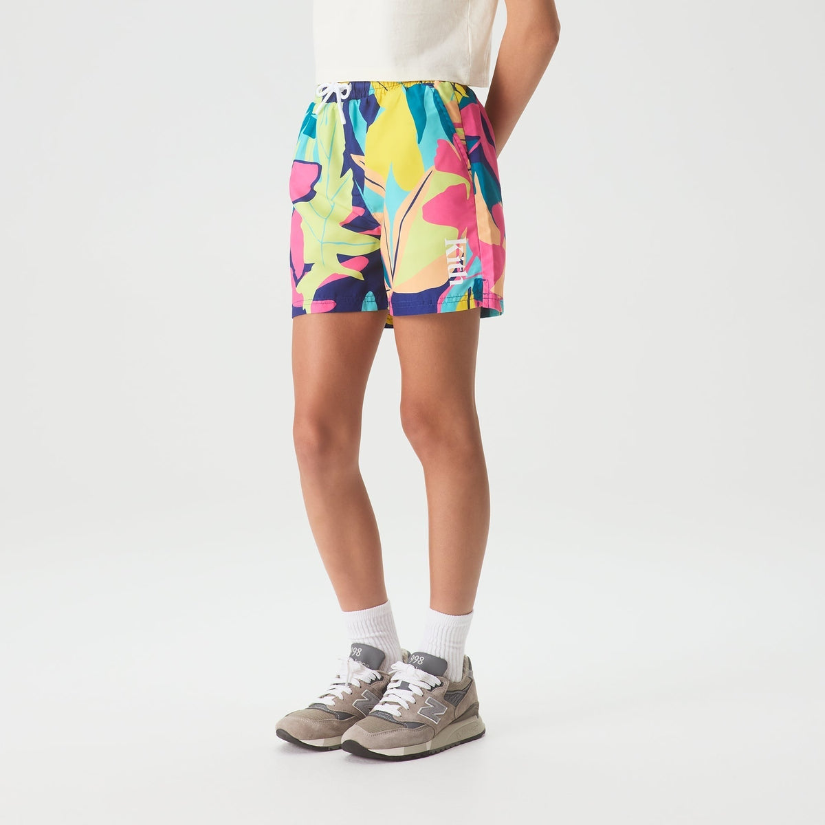 Kith Kids Abstract Tropical Kai Swim Trunk - Multi