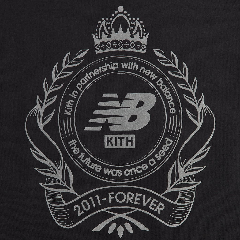 Kith & New Balance Crest Pocket Tee - Black
