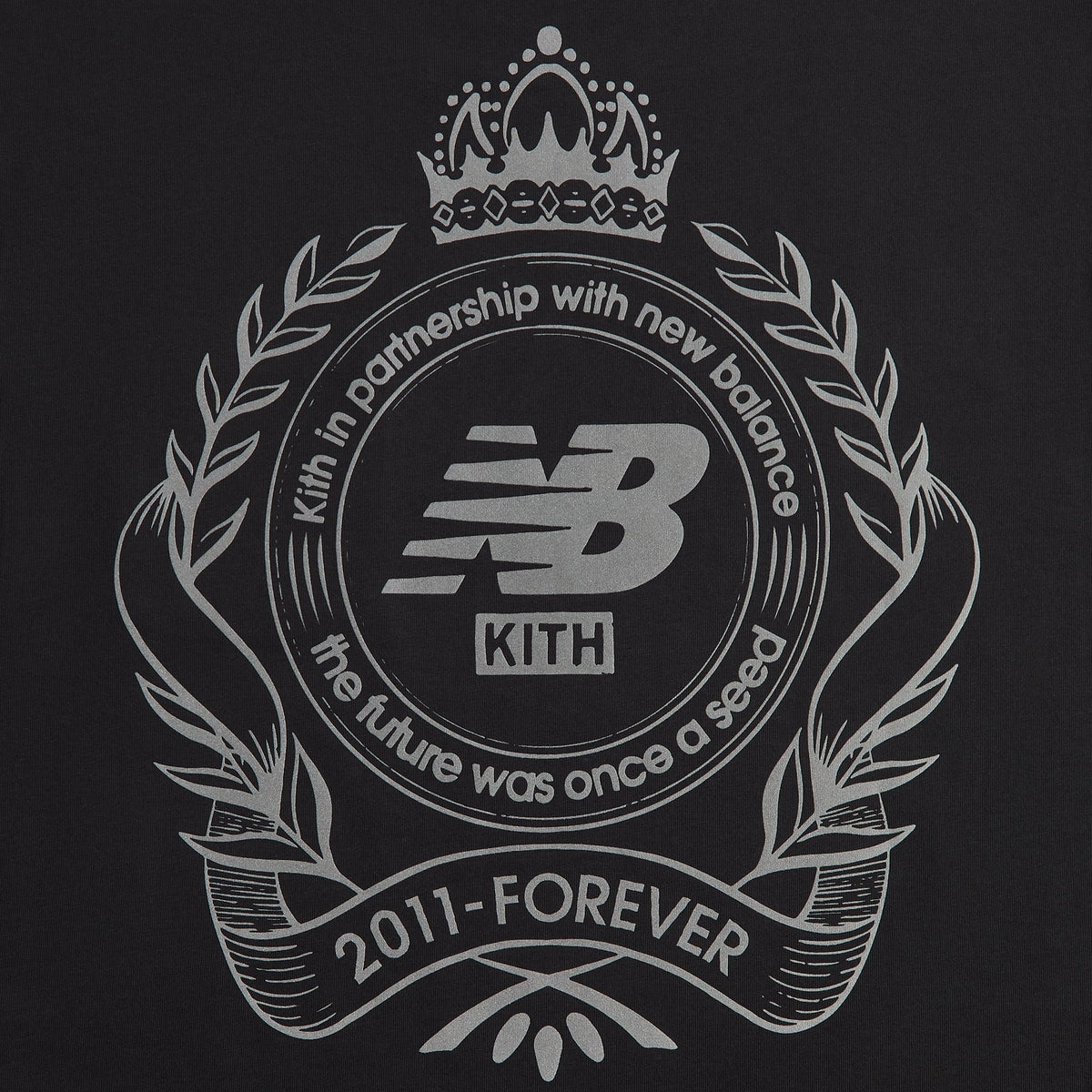 Kith & New Balance Crest Pocket Tee - Black