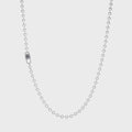 GOOD ART HLYWD Rosette Poplock Necklace - Silver