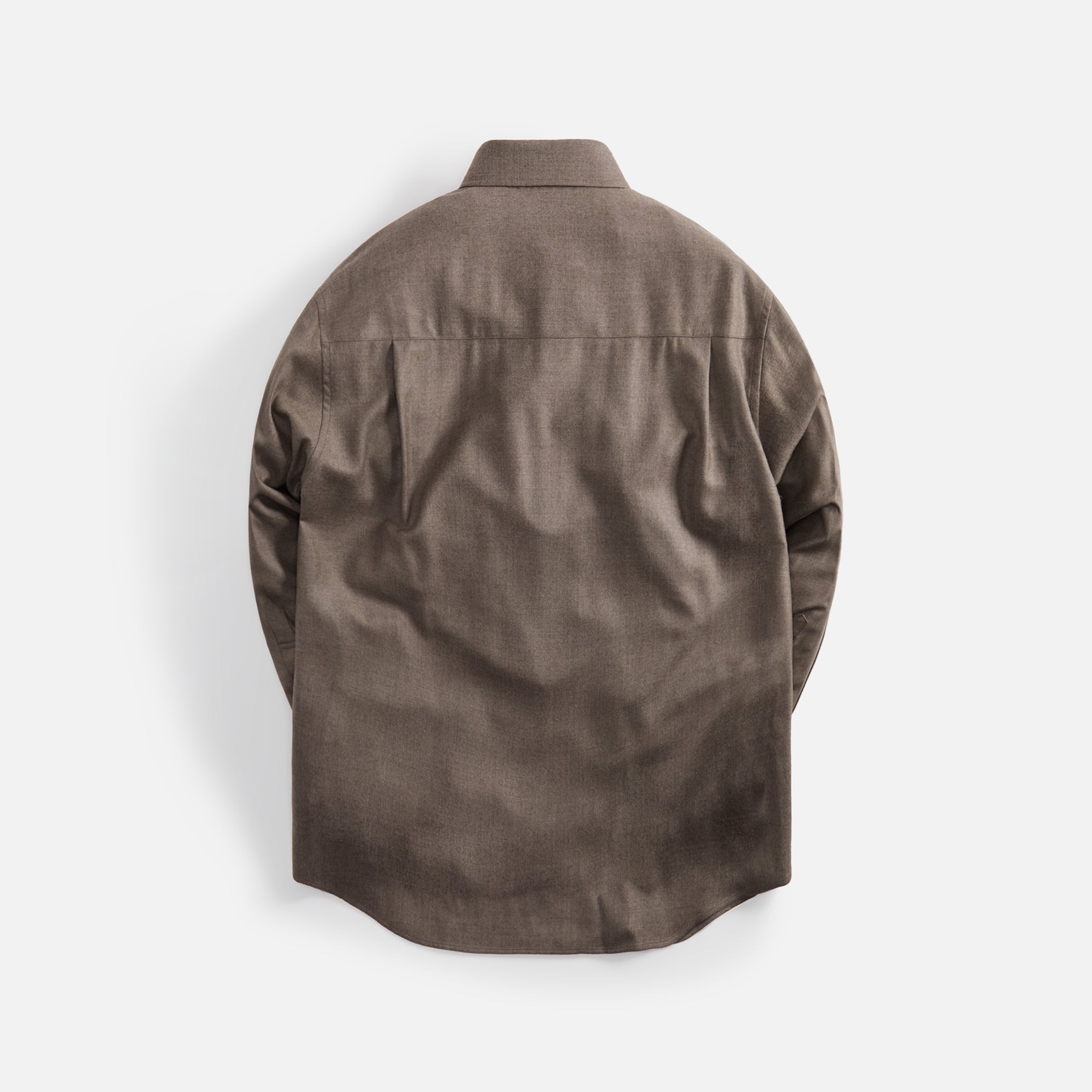 Auralee Super Light Wool Easy Shirt - Brown