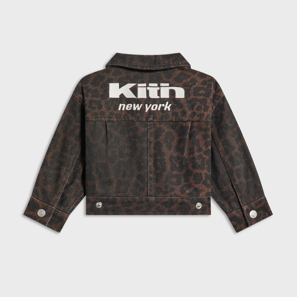 Kith Baby Leopard Alonzo Denim Jacket - Incognito - PH