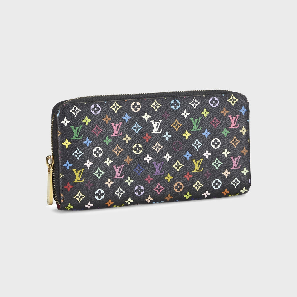 WGACA Louis Vuitton Multicolor Zippy Wallet - Black