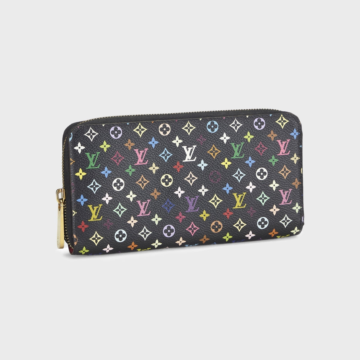 WGACA Louis Vuitton Multicolor Zippy Wallet - Black