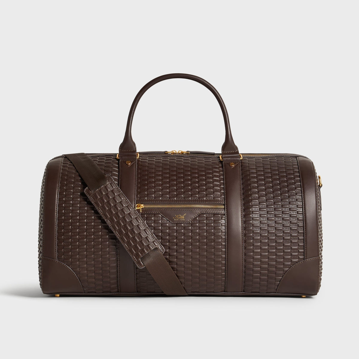 Kith Monogram Smooth Leather Traveler K55 Duffle Bag - Zoom