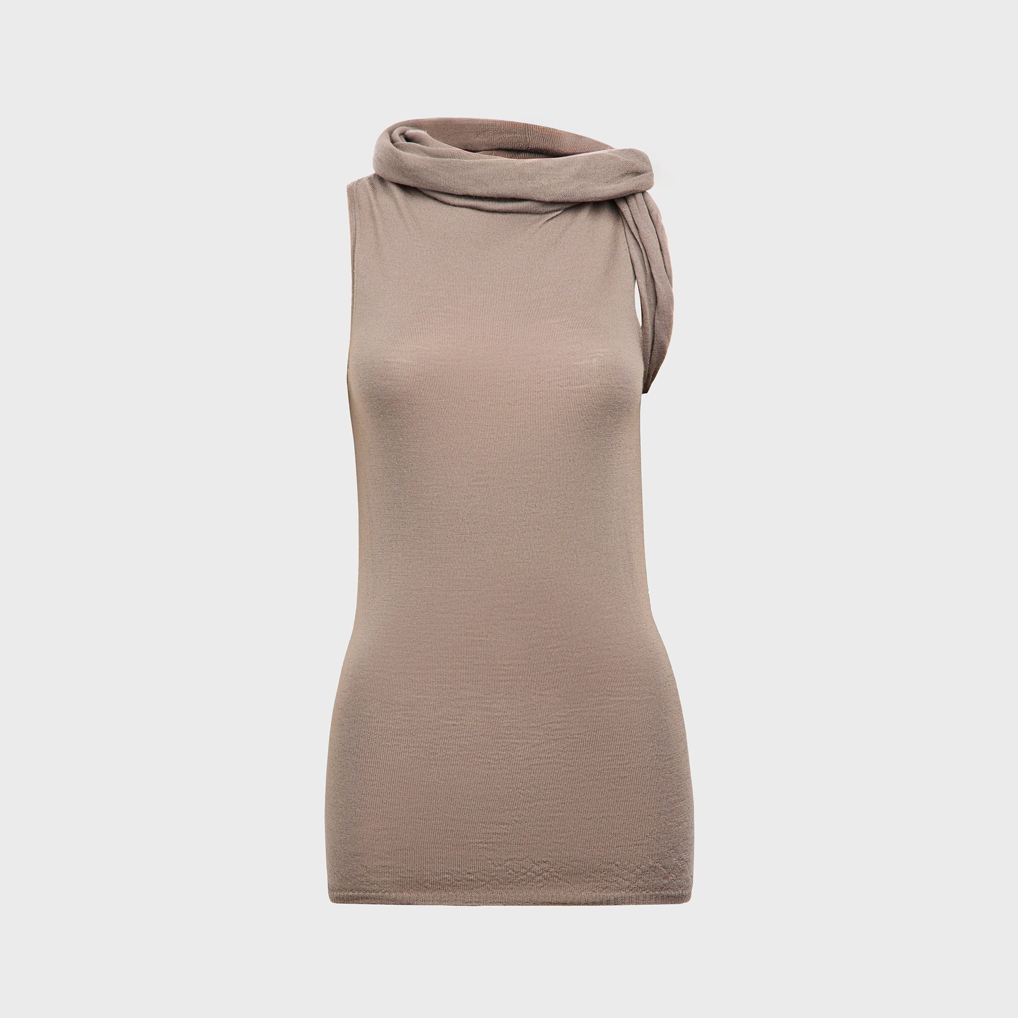 Rick Owens Maglia Twist Top - Dust