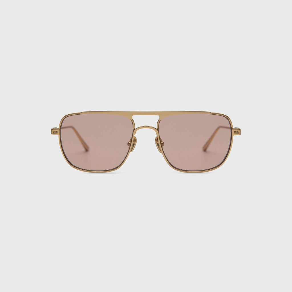 Elisa Johnson Jane Sunglasses - Gold / Amber