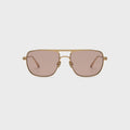 Elisa Johnson Jane Sunglasses - Gold / Amber