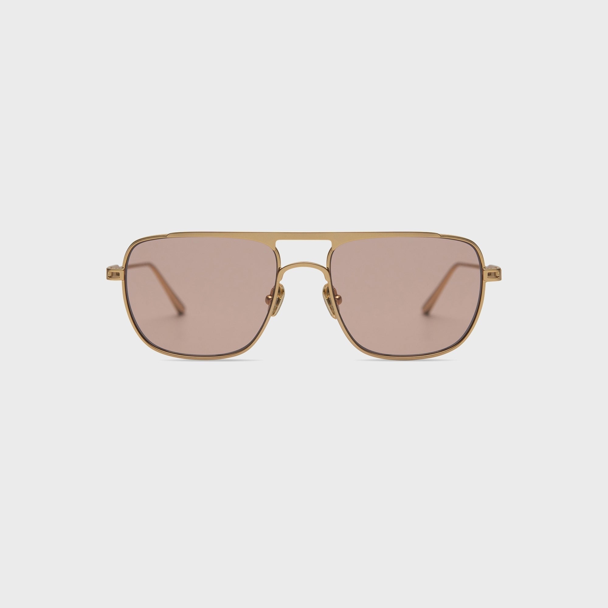 Elisa Johnson Jane Sunglasses - Gold / Amber