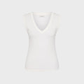 St. Agni Organic Cotton 90s Top - White