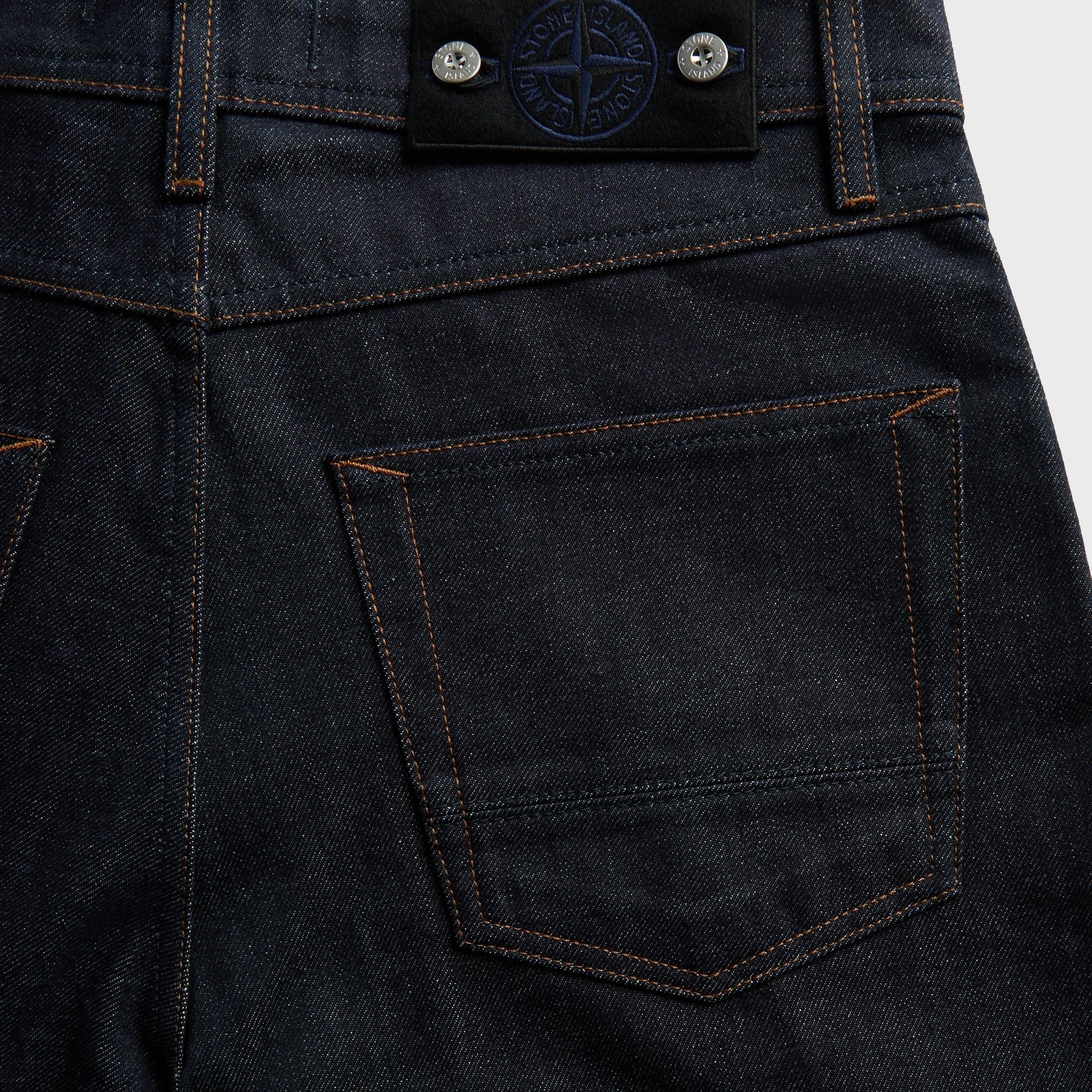 Stone Island Indigo Denim-Raw Loose-fit Jean - Blue Raw