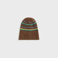 Maison Margiela Striped Knit Beanie - Blue / Grey
