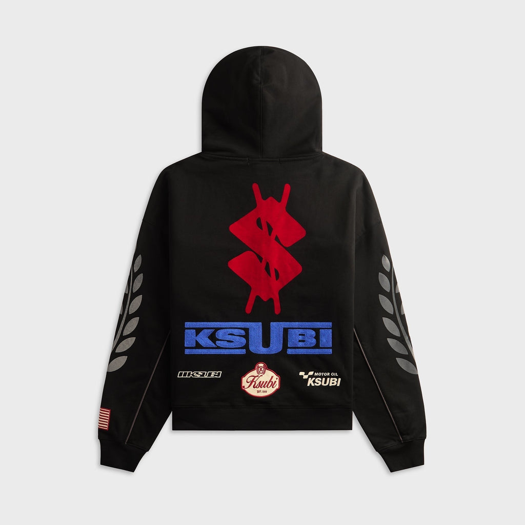 Ksubi Zoom Ekcess Zip Hoodie - Jet Black