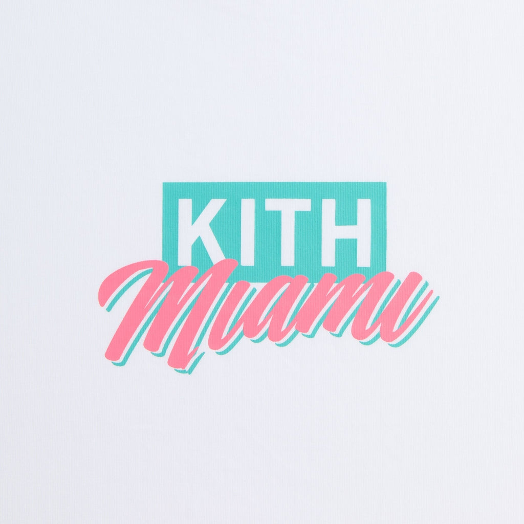 Kith Miami Classic Logo Tee - White