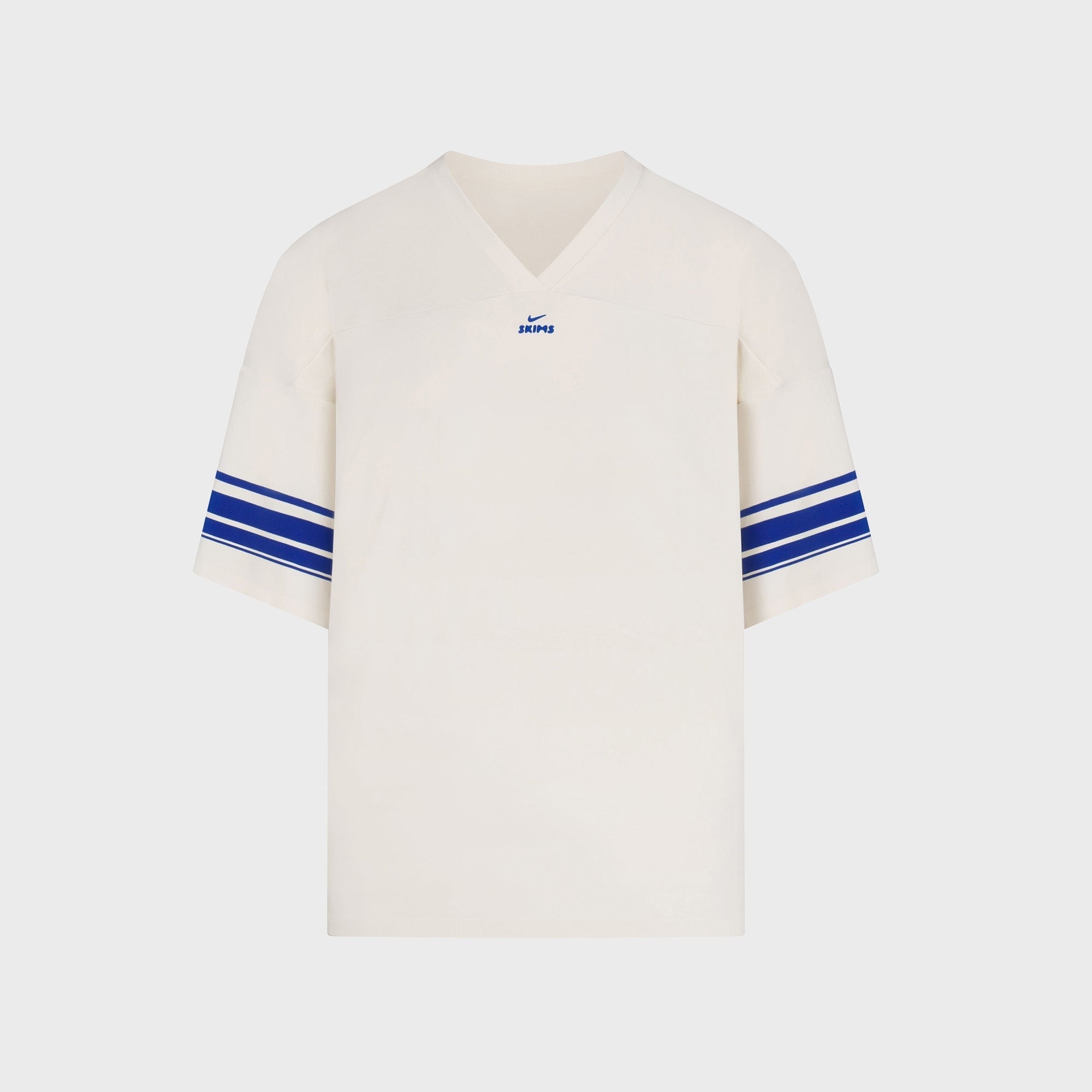 NikeSKIMS Stretch Knit Oversized V-Neck Top - Ivory