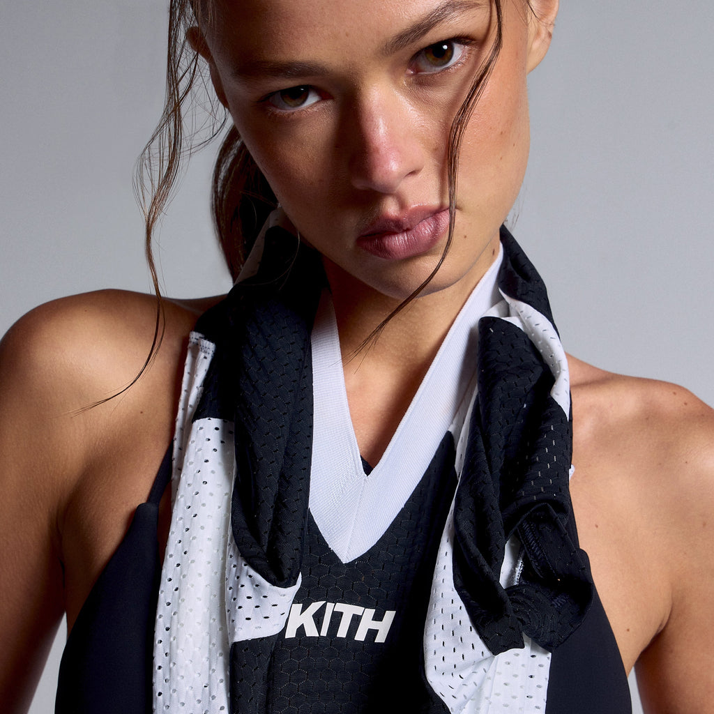 Kith Women Nicci II Paneled Mesh Tee - Black