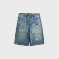 Coût De La Liberté Zander Crispy Denim Baggy Short - Guild Quilt