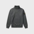 Stone Island Brushed Organic Cotton Fleece Sweatshirt - Lead Grey