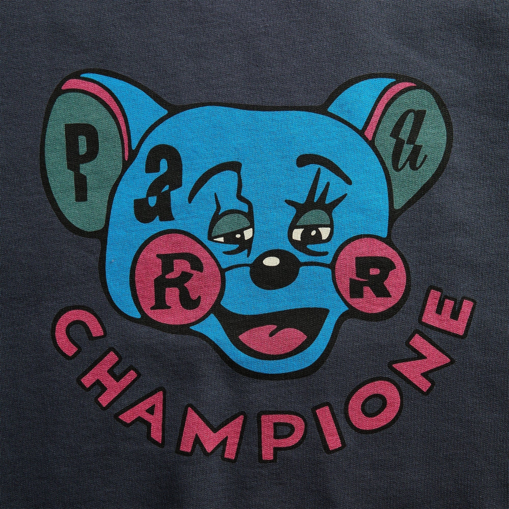 by Parra Tired Champione Crewneck Sweatshirt - Navy Blue