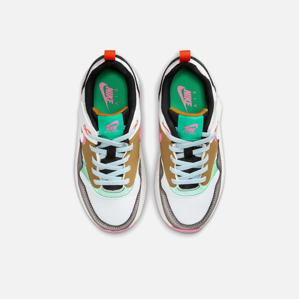 Nike Pre-School Air Max 1 SE Easy On - Black / Playful Pink / Stadium Green / White