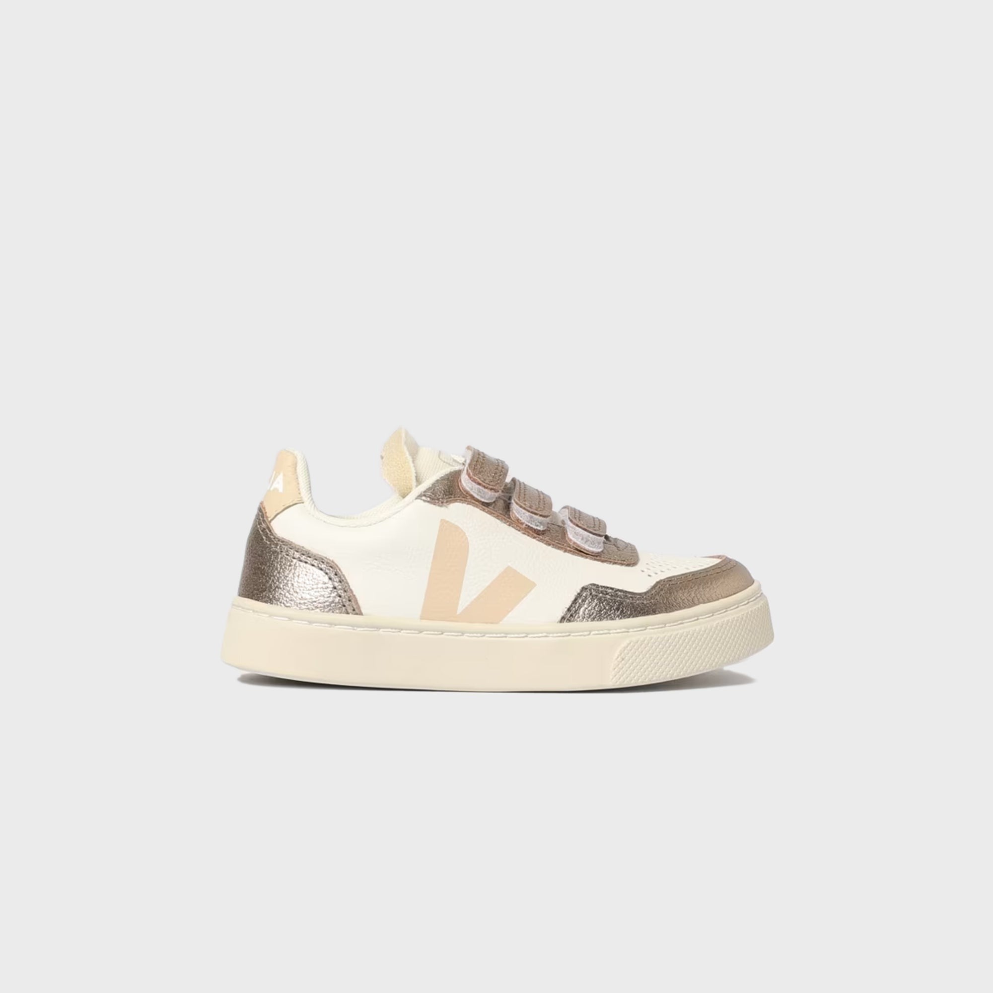 Veja Kids V-90 - White / Sable / Bronze